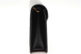 Celine Black Leather Margo Chain Wallet Eb1026ixzde