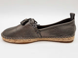 Coach Floralapp Mt Espadrille Gunmetal Silver Slip Ons Size Us 6b Do0425oxde