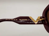 Valentino Garavani Bdx-gld/cat 3 V-gold Red Butterfly Sunglasses Do0226oxzde