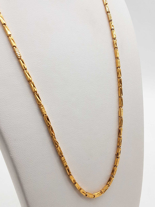 22k Yellow Gold 16.1g Chain 21 In Do1124lwxzde