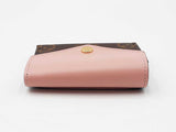 Louis Vuitton Zoé Wallet In Monogram Coated Canvas & Pink Leather Fw0926crdu