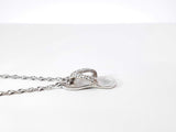Diamond & 14k Gold Na Hoku Slipper Pendant & 18 Inch Necklace 3.5g Fw0826ozxdu