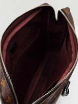 Louis Vuitton Porte-documents Voyage Briefcase In Monogram Macassar Coated Canvas & Leather Fw0726irxdu