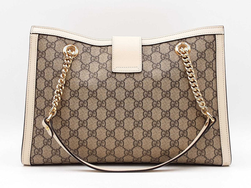 Gucci Medium Padlock Tote In Gg Supreme Monogram Coated Canvas Fw1125prrdu