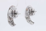 0.24cttw Diamond Stud Earrings In 14k White Gold 4.6 Grams Eb0526wxzsa