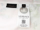 Versace Pink Blue Greek Painting Cotton Overshirt Jacket Size 54 Do0626rrxde