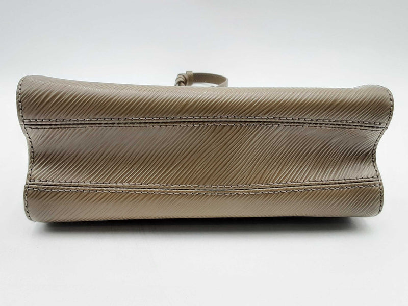 Louis Vuitton Epi Twist Mm Brown Handbag Aa0425ezxsa