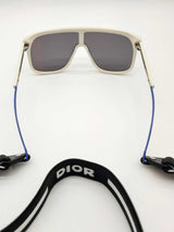 Christian Dior Diorfast M1i Shield White Blue Sunglasses Do0125oozde