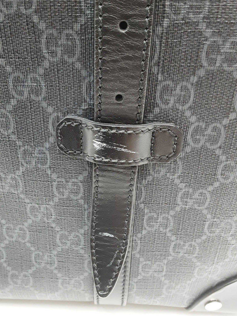 Gucci Gg Supreme Monogram Selleria Calfskin Tote Bag Sd0725pzxsa