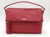 Kate Spade Flap Leather Bag Red Handbag Aa0826wrsa