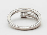 0.5 Cttw Lab Grown Diamonds 14k White Gold 3.9g Ring Size 7 Do0726irxde