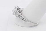 1.04cttw Diamond Ring In 10k White Gold 4.2 Grams Size 9.5 Eb0425oexsa
