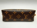 Louis Vuitton Brown Monogram Coated Canvas Cosmetic Pouch Do0924lwxde