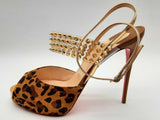 Christian Louboutin Levita Girl 120 Caramel Heels Size Eu 39.5 Do1024loxde