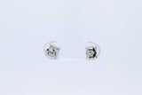 Approx. 0.36ctw Diamond Stud Earrings In 14k White Gold 1.2 Grams Eb1224crdu