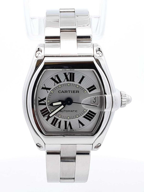 Cartier Roadster Stainless Steel Automatic 37mm Watch Fw0425ocrxdu