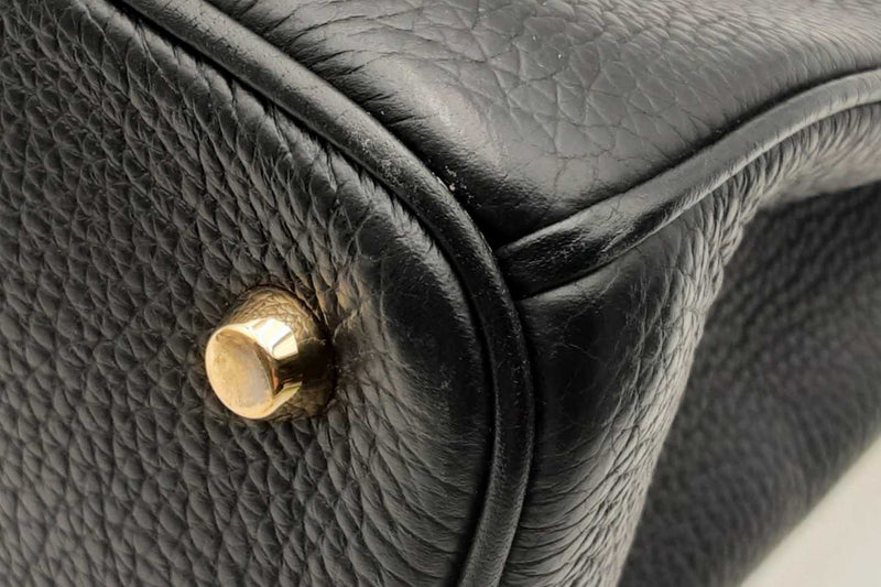 Christian Dior Black Leather Diorissimo Tote Bag Eb0325olrxsa