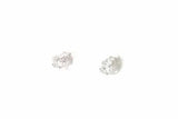 0.34cttw Diamond Stud Earrings In 14k White Gold 0.8 Grams Eb0926lxzsa