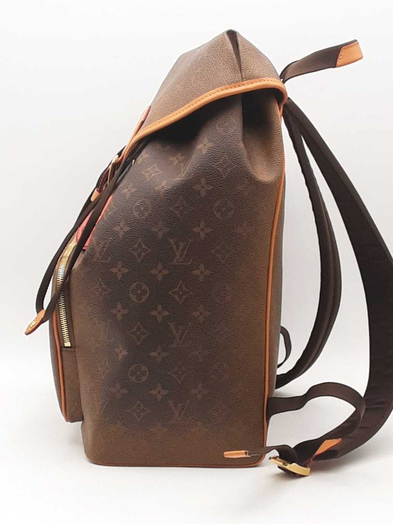 Louis Vuitton Monogram Montsouris Gm Brown Backpack Aa0925ozxzsa