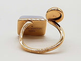 Louis Vuitton Iconic Blue Lace Agate Ring Size 7 Do1025lrxde