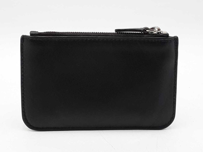 Balenciaga Cash Coin And Card Holder In Black Grained Leather Fw0725lzxdu