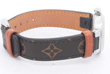 Louis Vuitton Monogram Tambour 28mm Quartz Stainless Steel Watch Eb0626ixzsa