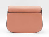Tory Burch Britten Small Saddle Bag In Pink Pebbled Leather Fw0826lxzdu
