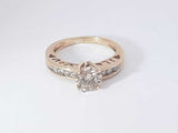 0.90 Cttw Diamond 10k Yellow Gold Ring 2.6 Grams Size 4.5 Aa0525lzxzsa