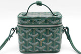 Goyard Goyardine Muse Mini Vanity Case Crossbody In Green Eb0125lexzde