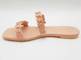 Gucci Pink Chain Link Accent Rubber Slide Sandels Size Eu 38 Do0725lcrde