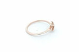 Na Hoku 14k Rose Gold Plumeria Flower Ring With A Diamond 1.7 Grams Size 6.75 Eb0926lxrsa