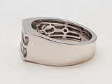 0.95 Cttw Lab Grown Diamonds 7.4g 10k White Gold 7.4g Ring Size 10 Do0525pcrde