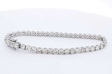 Approx. 12.32ctw Diamond Tennis Bracelet 14k White Gold 11.86g 7 In Eb0924ixxzsa