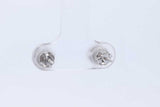 1.6cttw Diamond Stud Screwback Earrings In 14k White Gold 1.6 Grams Eb0226crxde