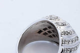 1.3cttw Diamond Ring In 18k White Gold 25.4 Grams Size 9.75 Eb0926oxxzde