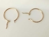 14k Yellow Gold Hoop Earrings 1 Grams Ok0926rlmia
