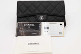 Chanel Quilted Black Caviar Leather Flap Wallet Eb0426wxzsa