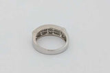 0.78cttw Princess Cut Diamond Ring In 14k White Gold 5.2g Size 6.75 Eb0926prxsa