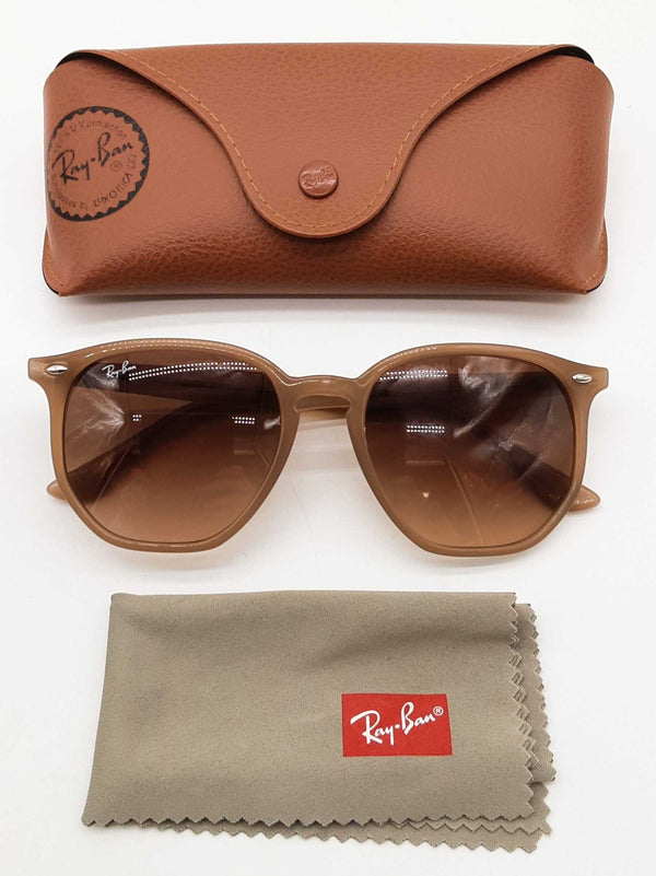 Ray-ban Rb4306 Polished Beige Frames Gradient Lens Sunglasses Do0925pxde