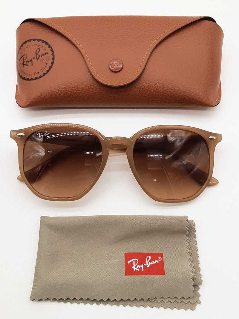 Ray-ban Rb4306 Polished Beige Frames Gradient Lens Sunglasses Do0925pxde