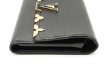 Louis Vuitton Capucines Compact Taurillon Black Leather Wallet Eb0225pxzsa