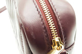 Burberry Bordeaux Quilted Leather Crossbody Bag Eb0826wrxde