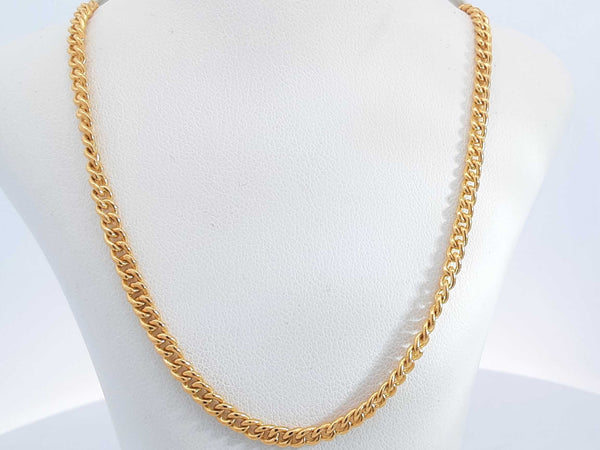 22k Yellow Gold 22.80g Link Chain 20 In Aa0525lxrzsa