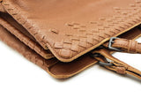 Bottega Veneta Brown Leather Intrecciato Tote Bag Eb1225cxzde