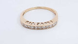 0.33ctw Diamond Ring In 10k Yellow Gold 2 Grams Size 9 Eb1225orxdu