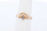 14k Yellow Gold Animal Like Ring With Diamonds 3.1 Grams Size 6 Eb0826oxzde