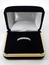 2.05 Cttw Lab-grown Diamond & 14k Gold Eternity Ring 1.7g Size 6.5 Fw0326przdu