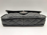 Chanel French Riviera Flap Black Cavier Leather Shoulder Bag Do0924lsxzde