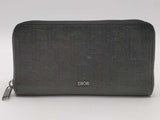 Christan Dior Logo Zip Wallet Black Aa1026wzxsa
