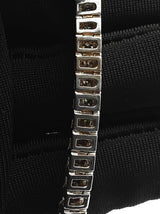 10.08 Cttw Princess-cut Diamond & 14k White Gold Square-link Tennis Bracelet 24.4 Grams 8 Inch Fw0726rxzdu